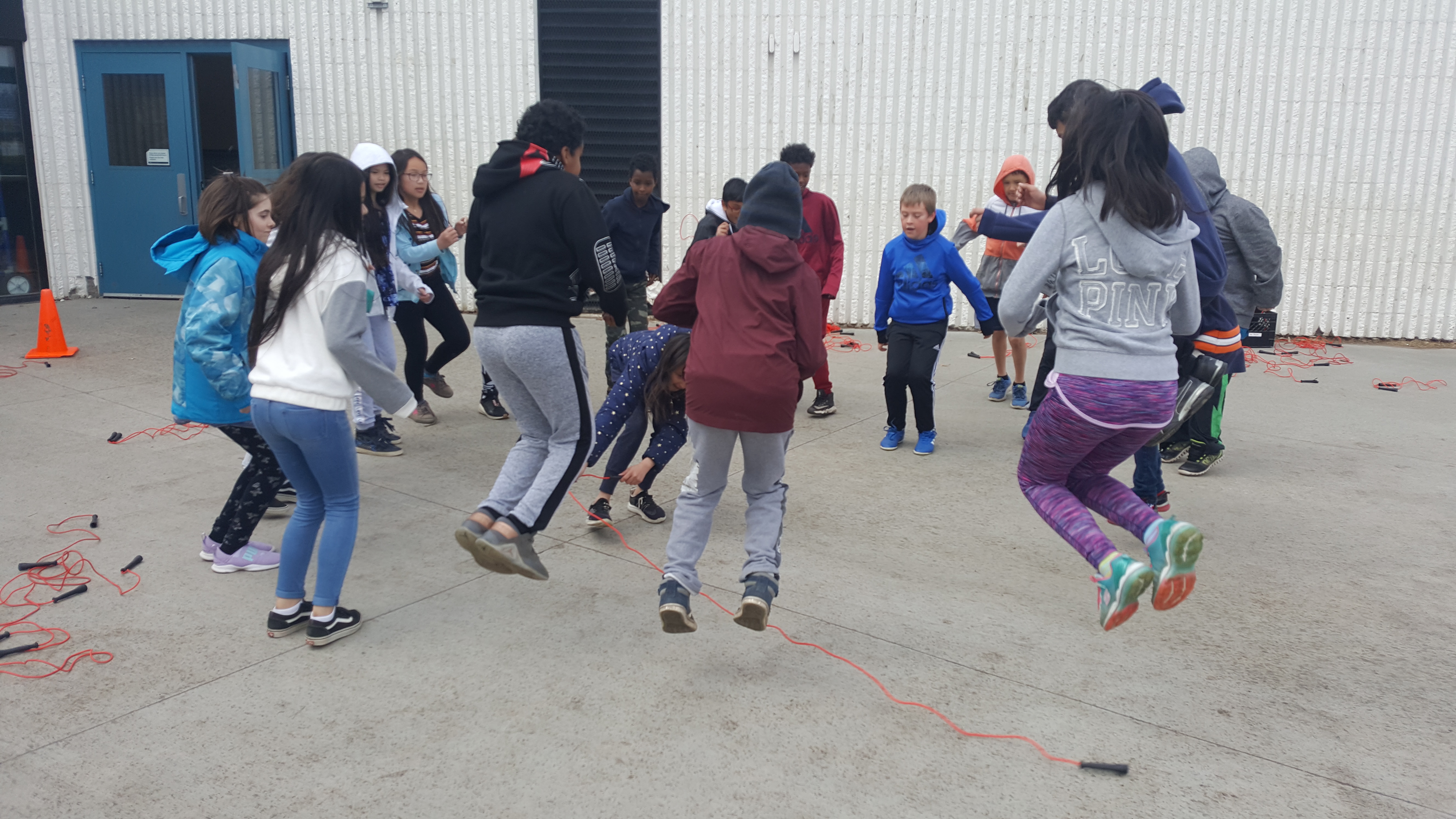 Jump Rope For Heart-Students learn to protect their heart and brain health, the importance of helping others and get active by skipping rope while raising funds for Heart & Stroke!
