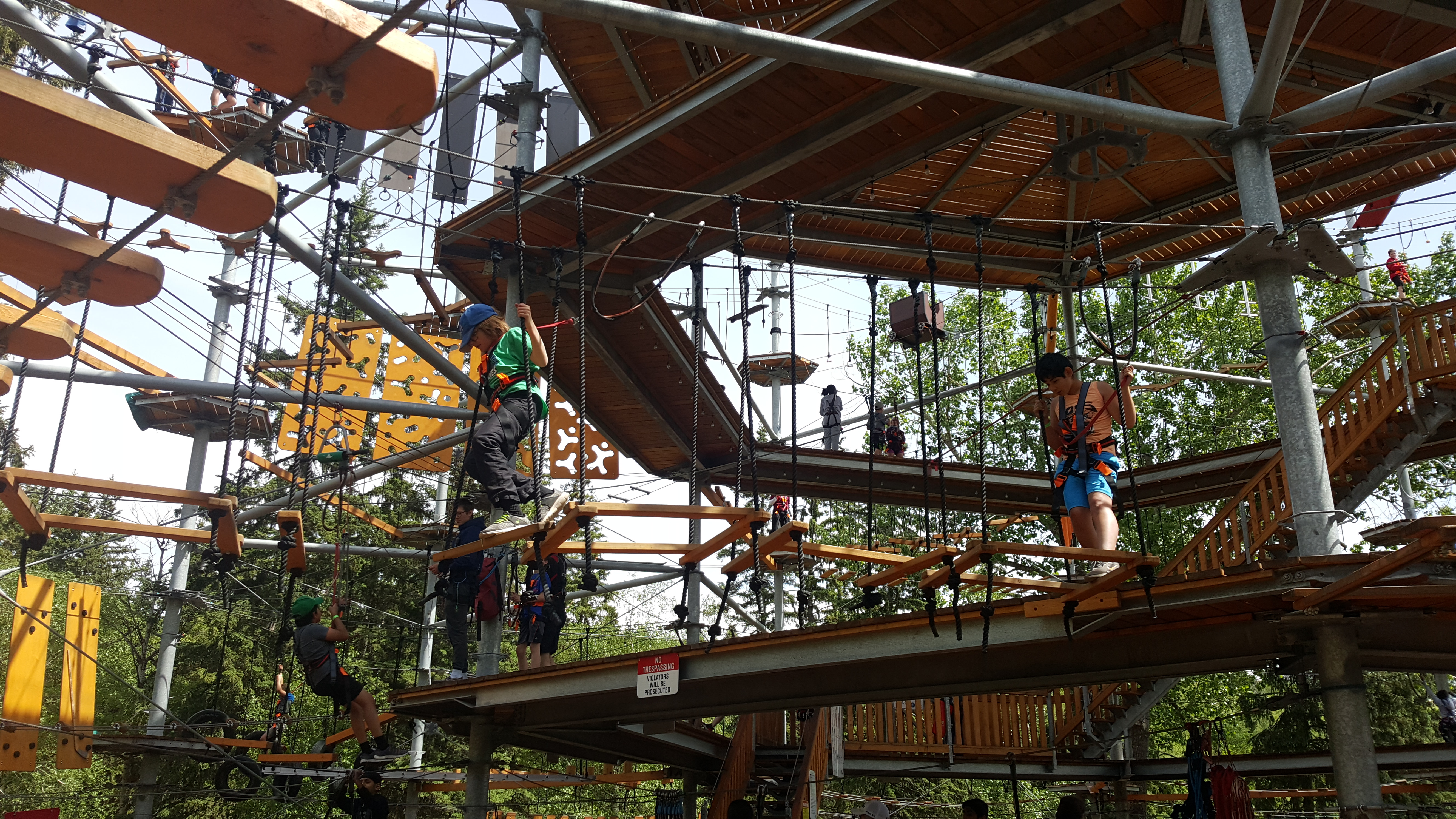 Our Student go on field trips throughout the year to enhance their learning experiences. Last year the grade 6 class got to go to the Aerial Park at Snow Valley.